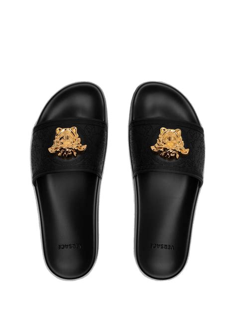 palazzo pool slides versace|women's versace pool slides.